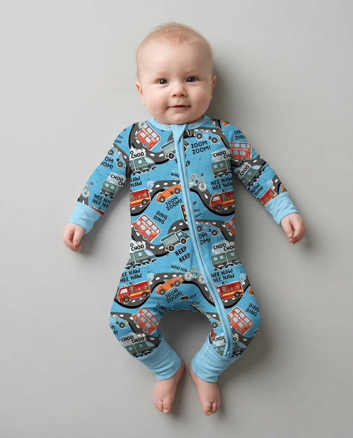 Gerippte Babykleidung mit individuellem Foto - Weich &amp; Skizzenhaft