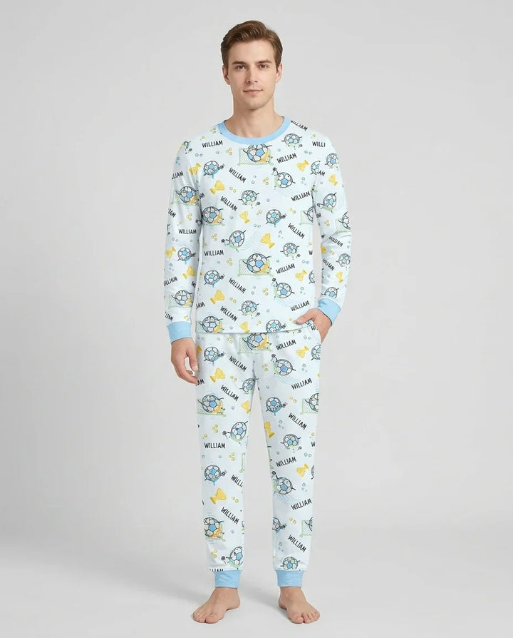 Vorlage Benutzerdefiniertes Herren-Pyjama-Set