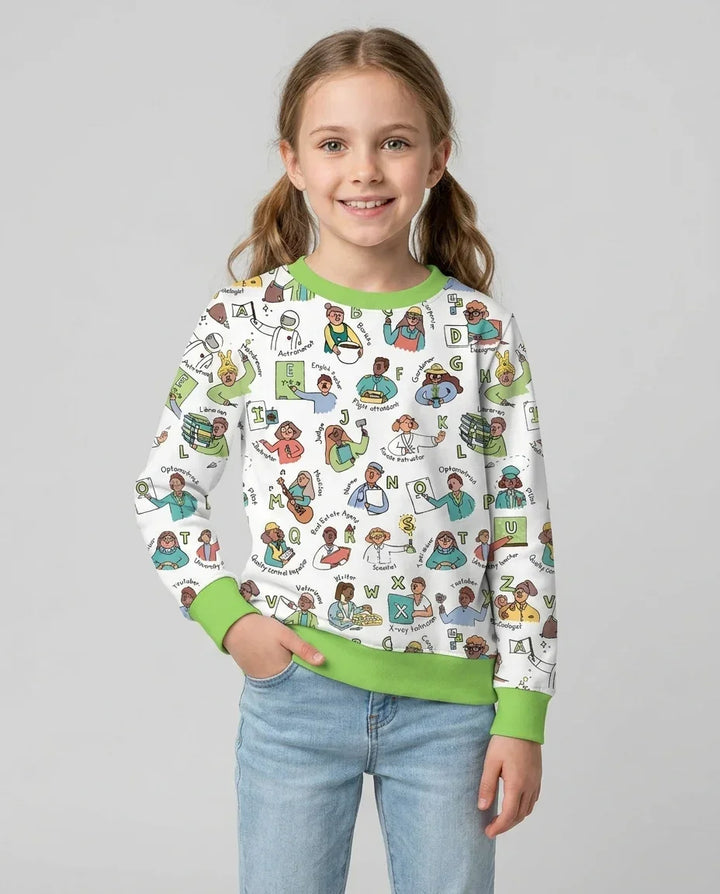 Sweatshirt mit Rundhalsausschnitt aus Bambusfaser