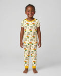 Zweiteiliges, kurzärmliges Pyjama-Set mit Marienkäfern