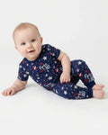 Zweiteiliges, kurzärmliges Pyjama-Set mit Marienkäfern