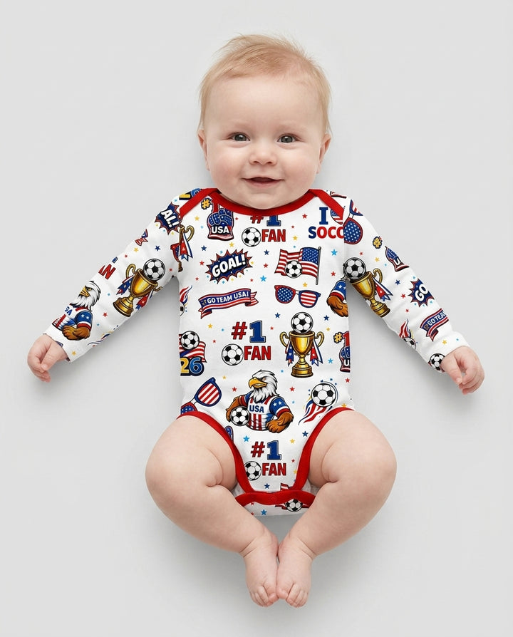 USA Soccer 2026 Party Bamboo Bodysuit