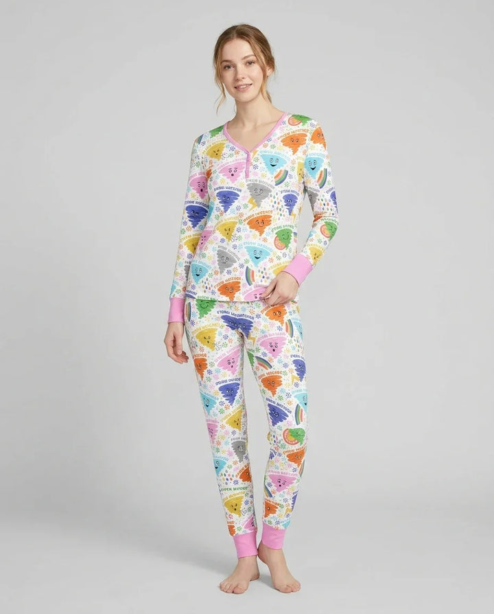 Tornado Family Matching Bamboo Women Pajama Set