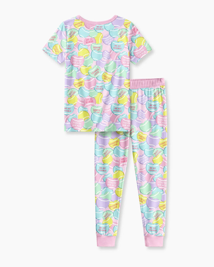 Zweiteiliges, kurzärmliges Pyjama-Set mit Marienkäfern