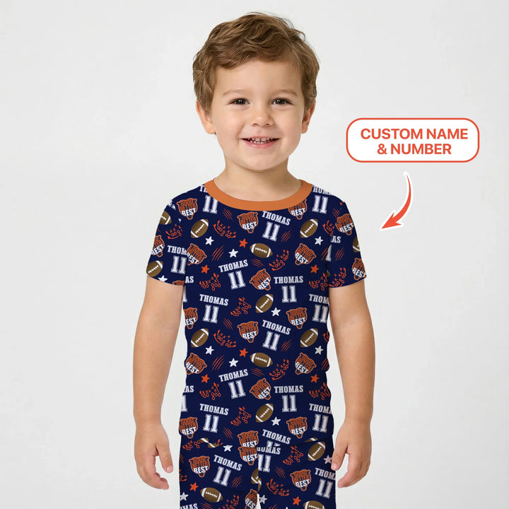 Zweiteiliges, kurzärmliges Pyjama-Set mit Marienkäfern