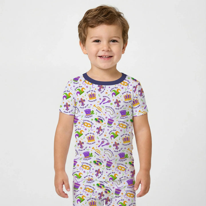 Zweiteiliges, kurzärmliges Pyjama-Set mit Marienkäfern