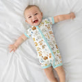 Spanish Alphabet Bamboo Shorty Zippy