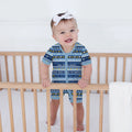 Hanukkah Fair Isle Bamboo Shorty Zippy