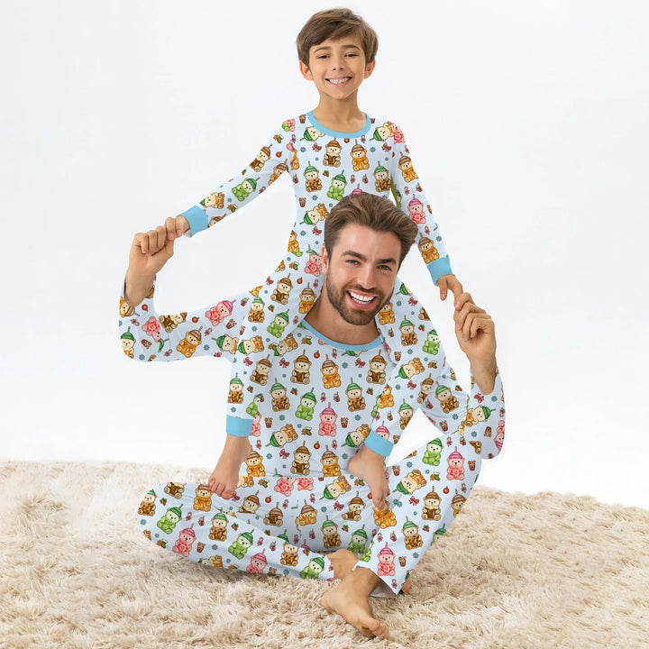 Vorlage Herren-Pyjama-Set