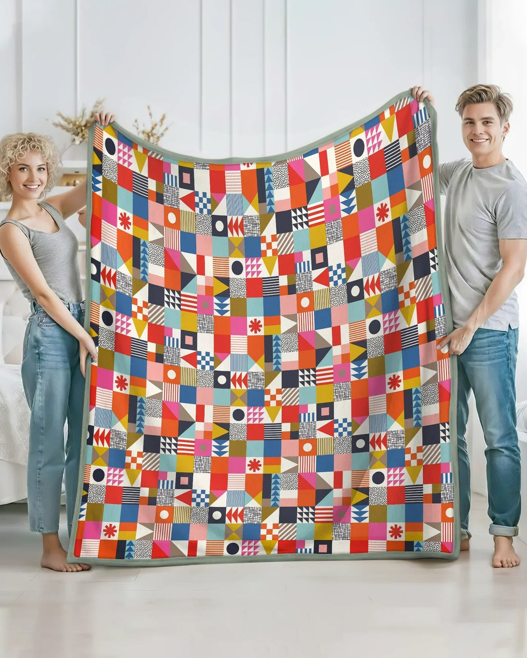 Vorlage Quilt Decke