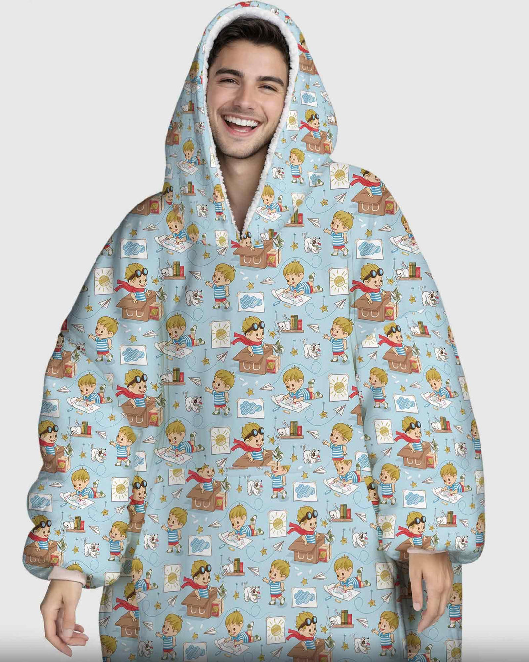 Benutzerdefinierter Bambus-Deckenhoodie (Vorlage)