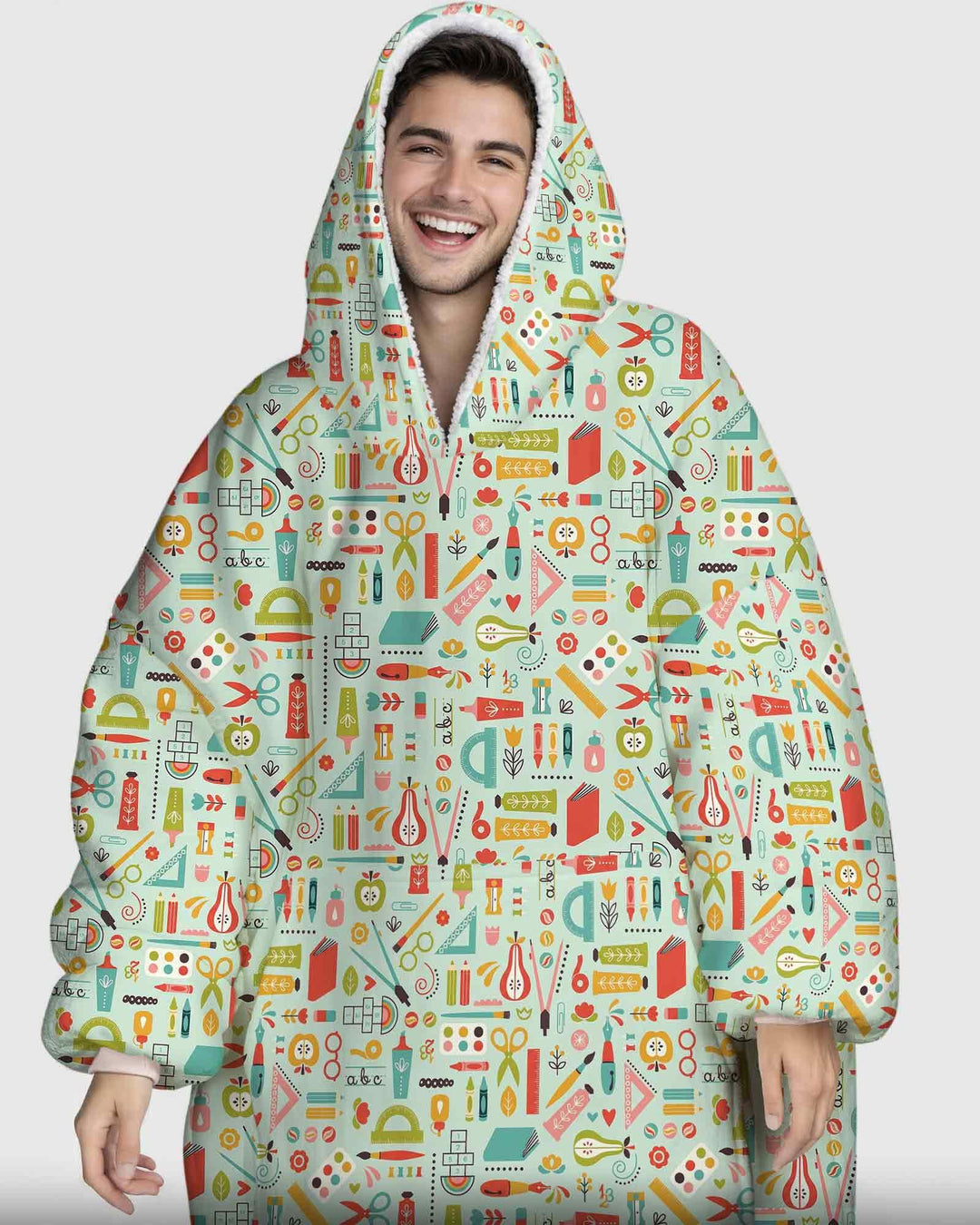 Benutzerdefinierter Bambus-Deckenhoodie (Vorlage)