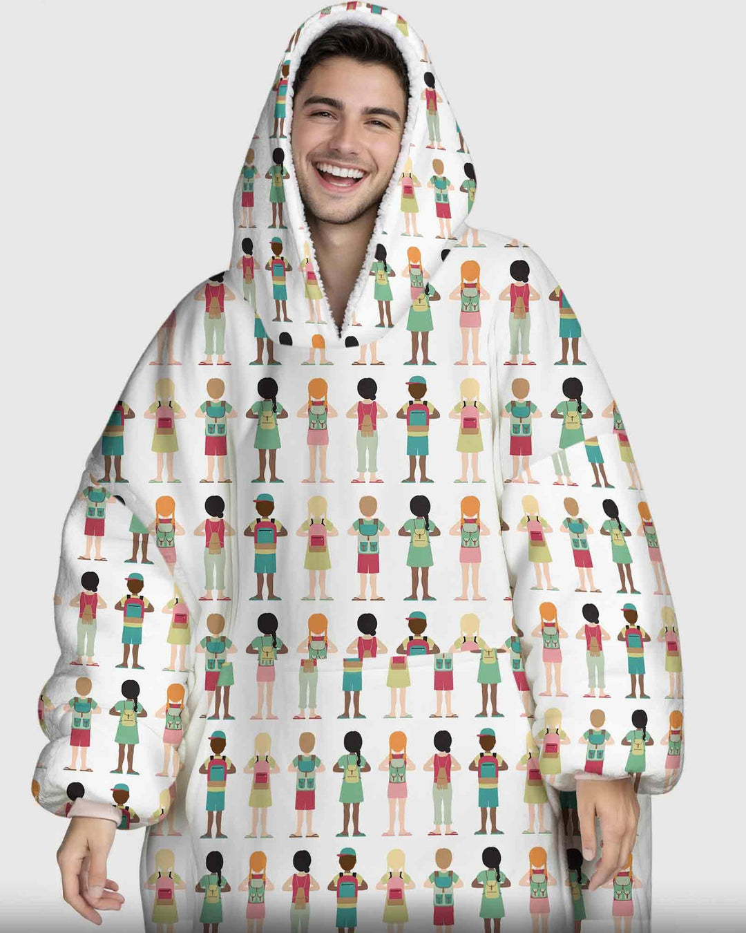 Little Friends Everywhere Bamboo Blanket Hoodie