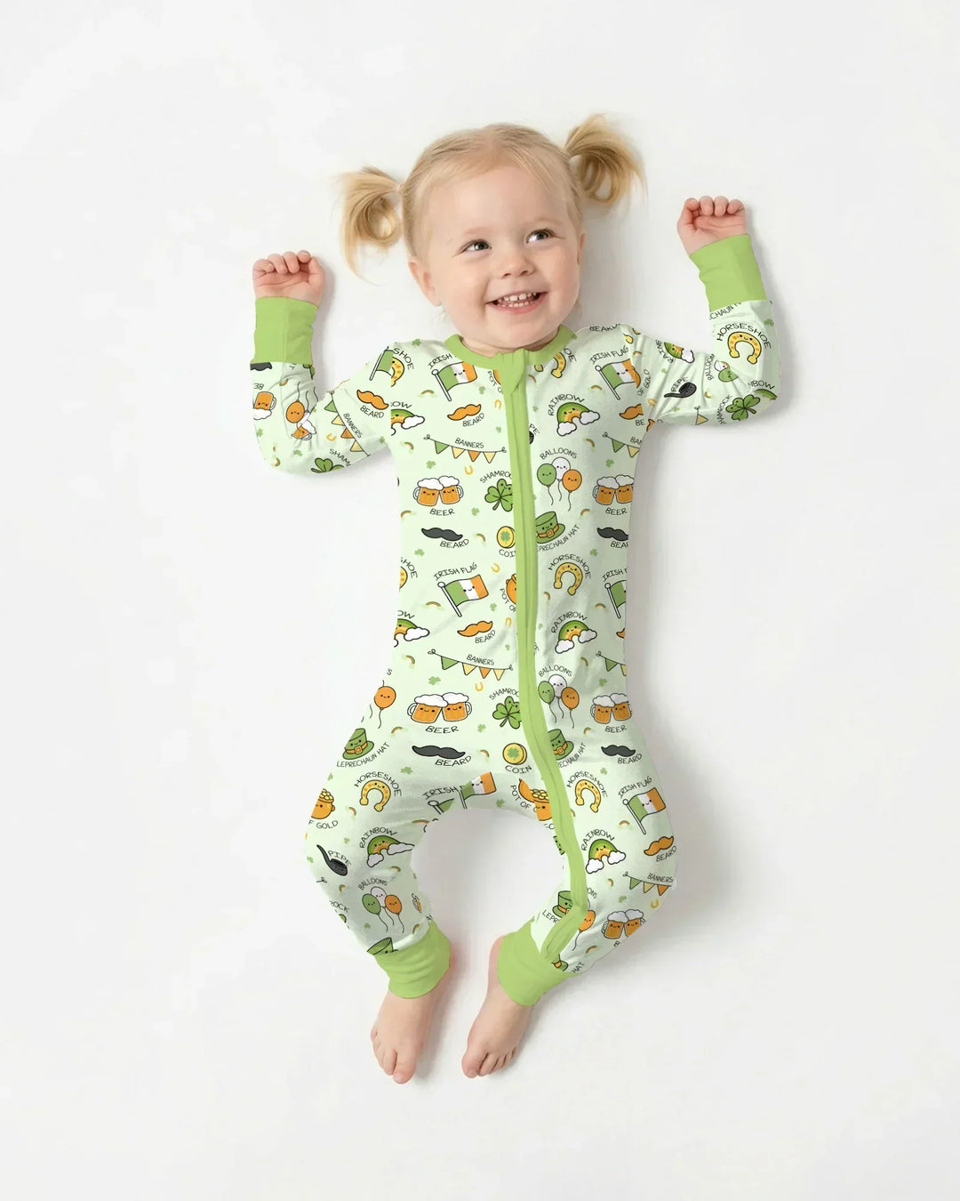 Kawaii St Patrick's Day Bamboo Convertible Zippy