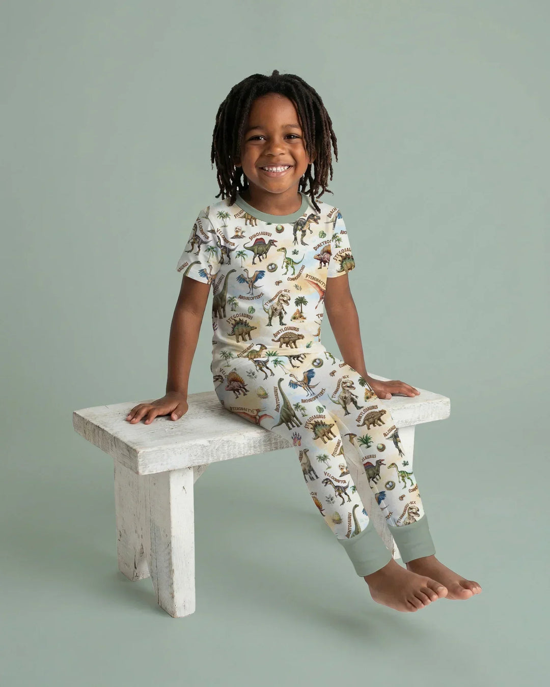 Zweiteiliges, kurzärmliges Pyjama-Set mit Marienkäfern
