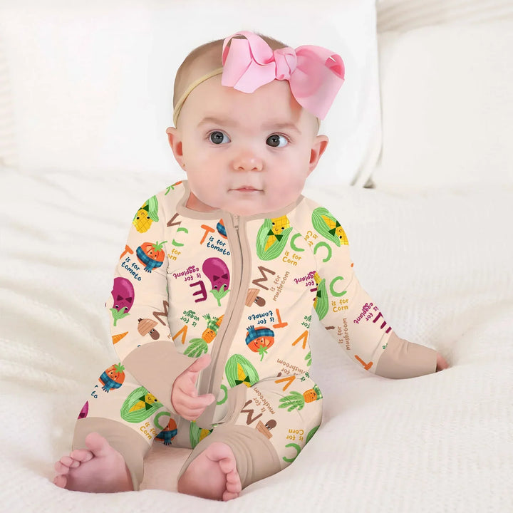 Gerippte Babykleidung mit individuellem Foto - Weich &amp; Skizzenhaft