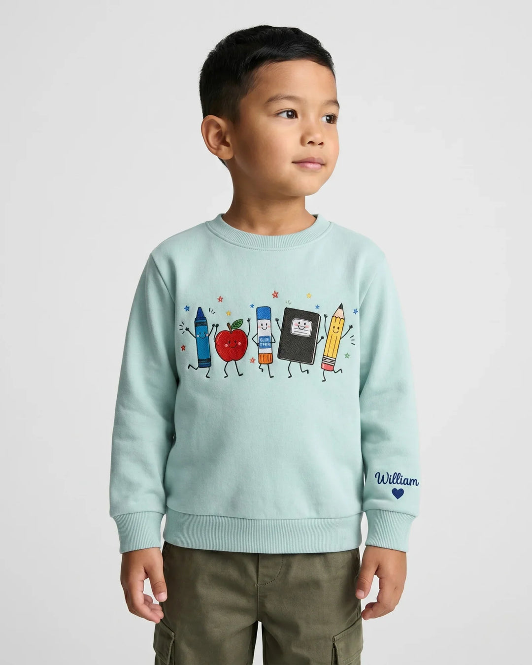 Sweatshirt mit Rundhalsausschnitt aus Bambusfaser