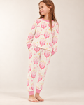 Hannukkah Menorah Family Matching Bamboo Two Piece Long Sleeve Pajama Set