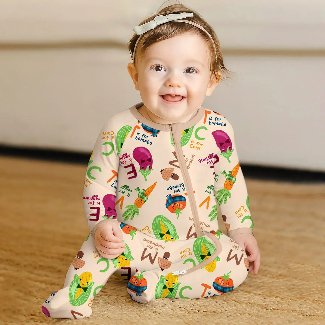Gerippte Babykleidung mit individuellem Foto - Weich &amp; Skizzenhaft