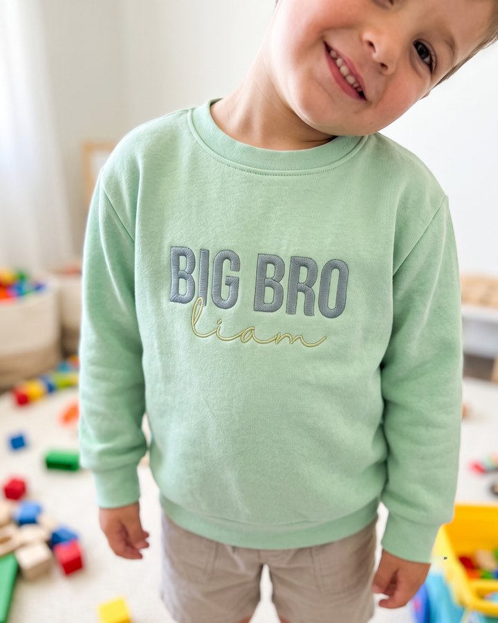 Sweatshirt mit Rundhalsausschnitt aus Bambusfaser