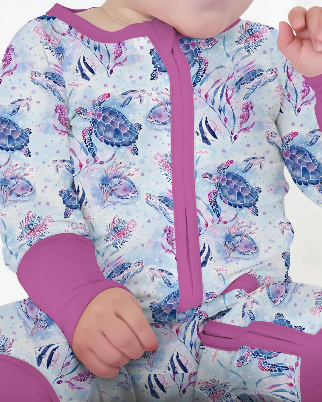 Gerippte Babykleidung mit individuellem Foto - Weich &amp; Skizzenhaft