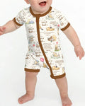 Child of God Whimsy Woodland Bamboo Shorty Zippy