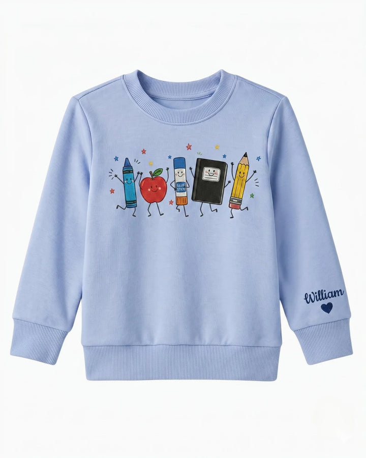 Sweatshirt mit Rundhalsausschnitt aus Bambusfaser