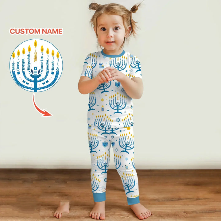 Zweiteiliges, kurzärmliges Pyjama-Set mit Marienkäfern
