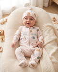 Gerippte Babykleidung mit individuellem Foto - Weich &amp; Skizzenhaft