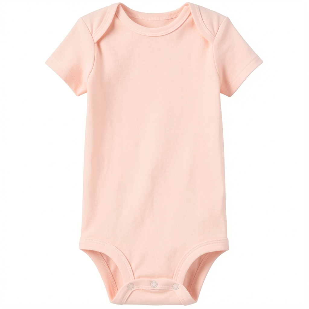 Gerippte Babykleidung mit individuellem Foto - Weich &amp; Skizzenhaft