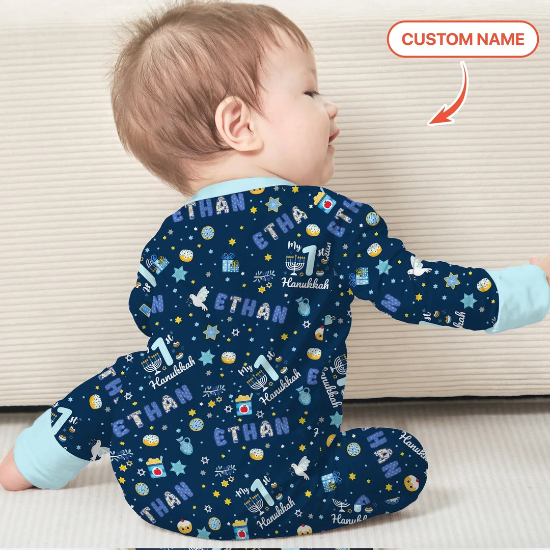 Gerippte Babykleidung mit individuellem Foto - Weich &amp; Skizzenhaft