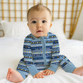 Hanukkah Fair Isle Bamboo Convertible Zippy