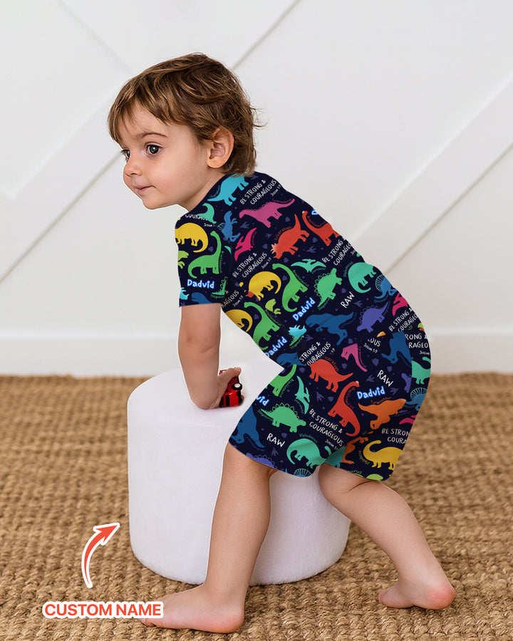 Schlafanzug-Set zweiteilig, kurze Ärmel, kurze Hose, Bambus