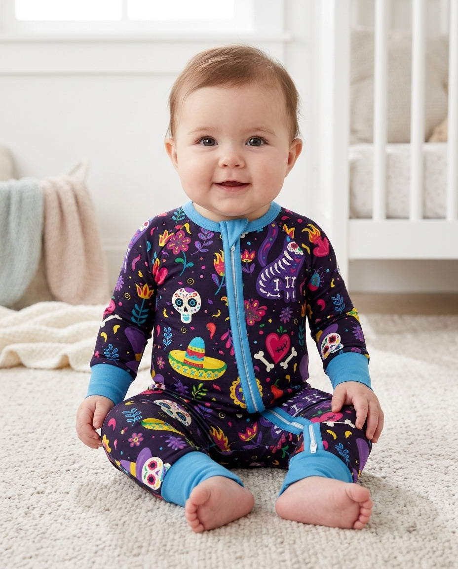 Gerippte Babykleidung mit individuellem Foto - Weich &amp; Skizzenhaft