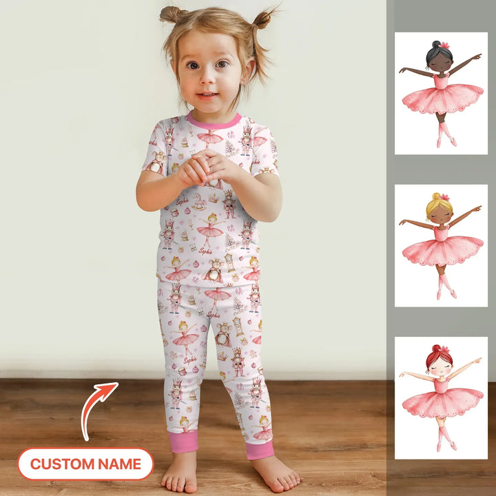 Zweiteiliges, kurzärmliges Pyjama-Set mit Marienkäfern