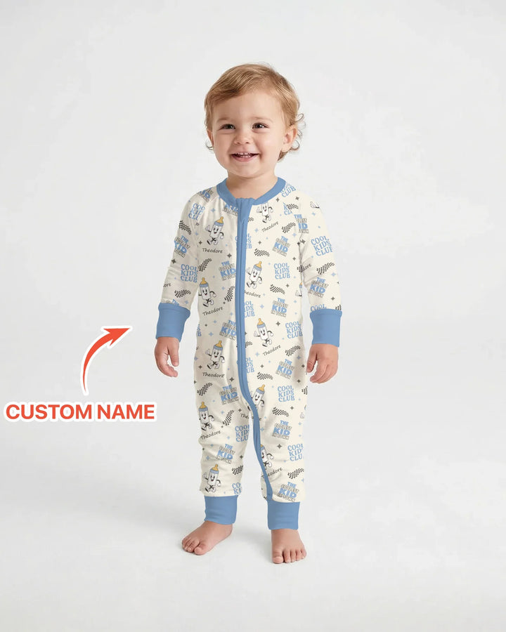 Custom Name Cool Club Daddy & Me Matching Bamboo Convertible Zippy