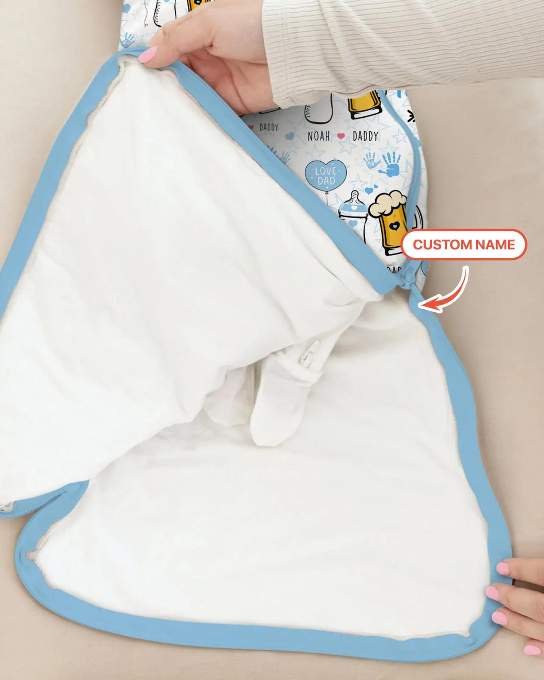 Vorlage für benutzerdefinierten Schlafsack