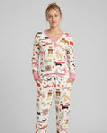 Festive Dog Merry Woofmas Bamboo Women Pajama Set