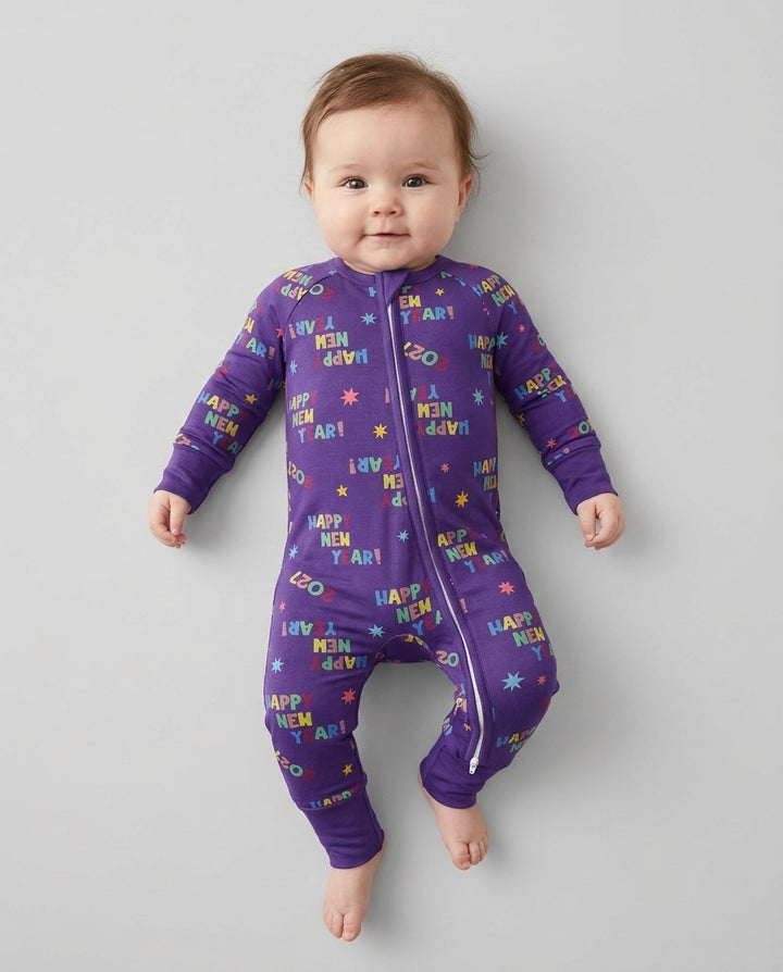 Retro Happy New Year 2027 Bamboo Convertible Zippy