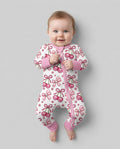 Pink Glitter Cherry Bows Bamboo Convertible Zippy