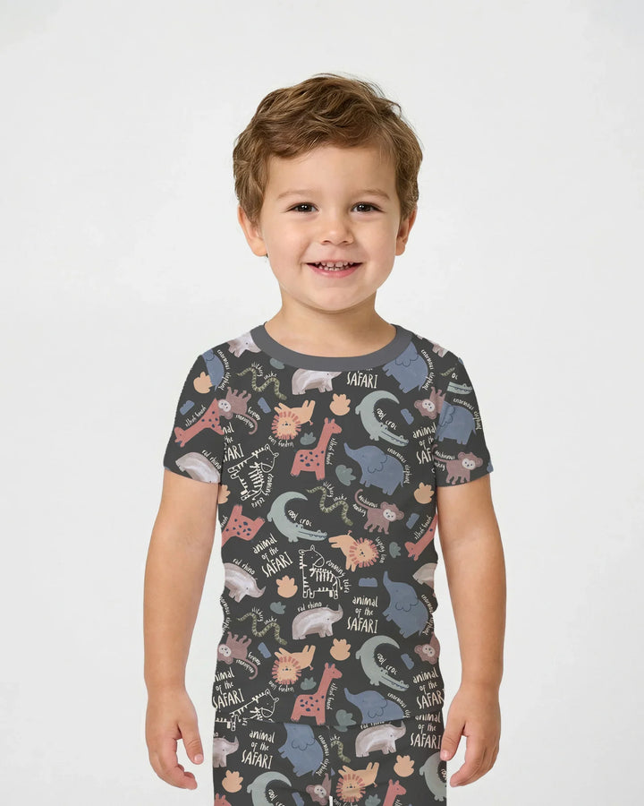 Zweiteiliges, kurzärmliges Pyjama-Set mit Marienkäfern