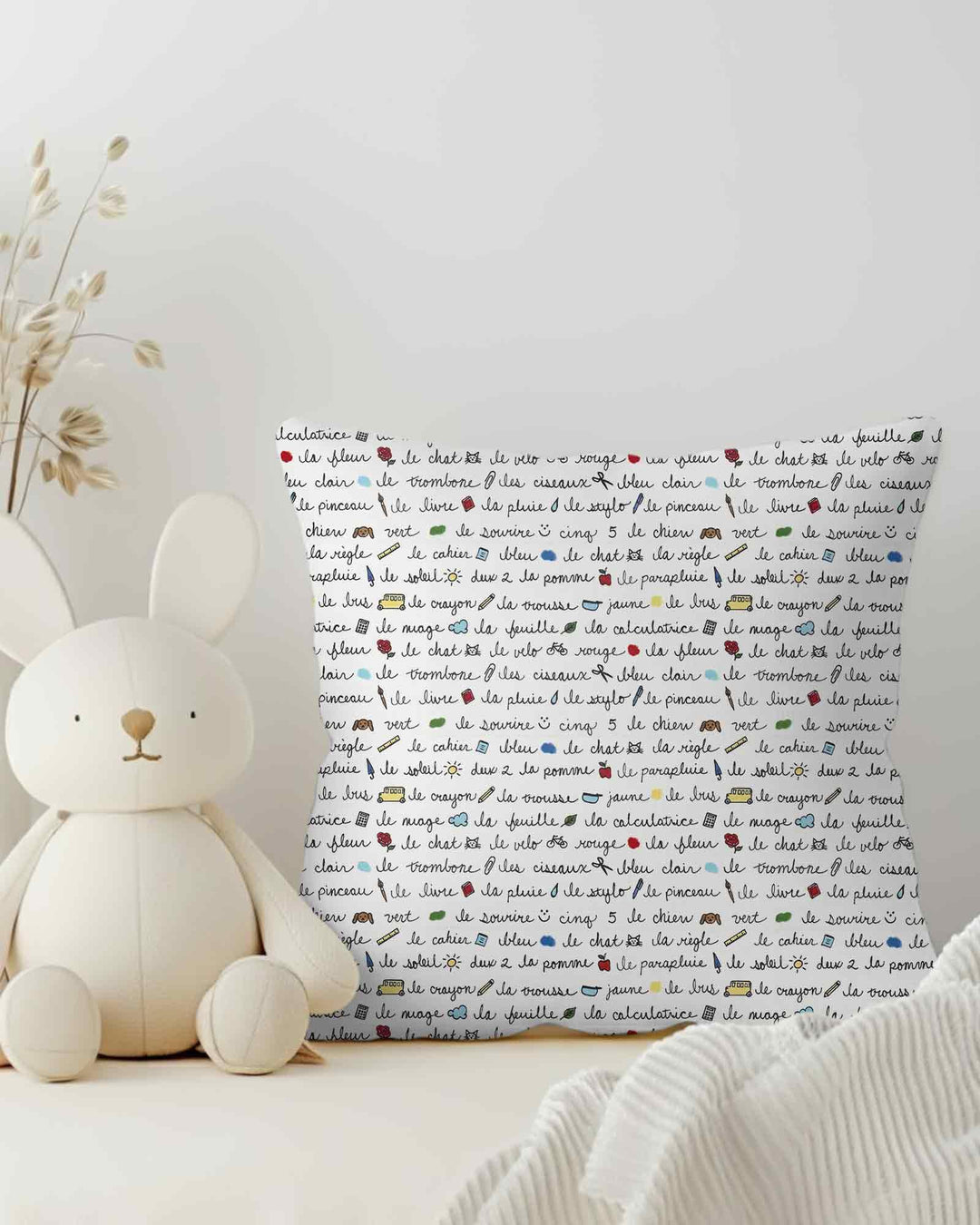 French Classroom Notes Bamboo Pillow Case