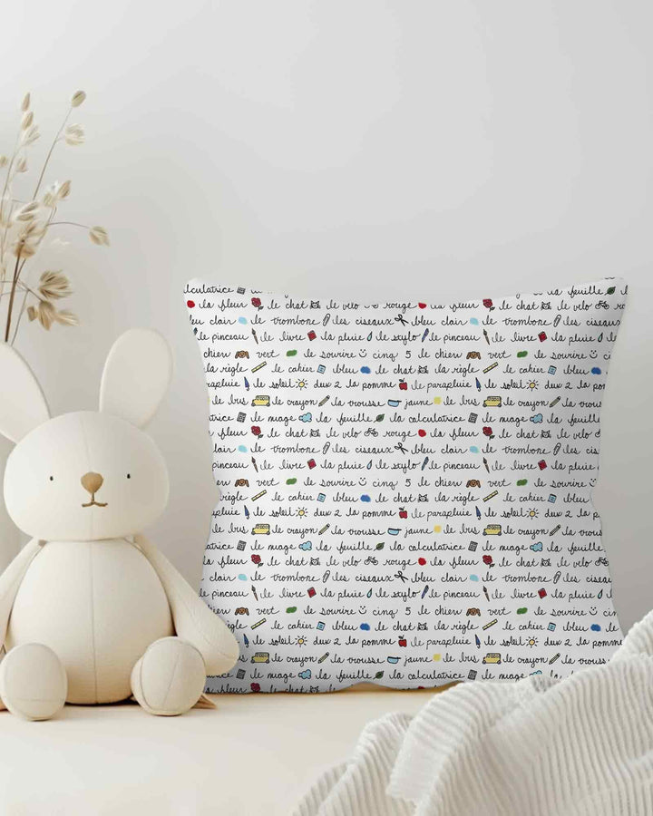 French Classroom Notes Bamboo Pillow Case