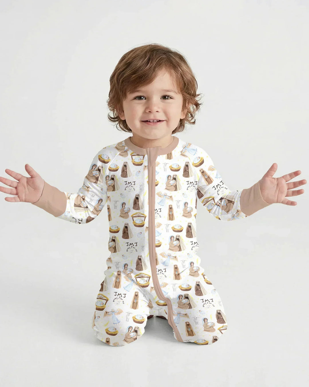 Gerippte Babykleidung mit individuellem Foto - Weich &amp; Skizzenhaft