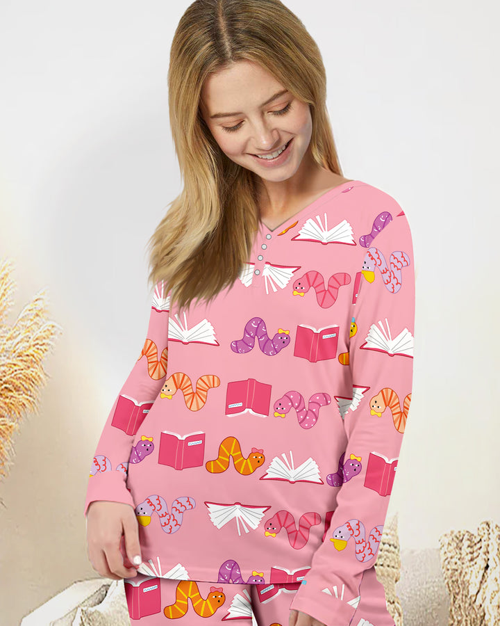 Vorlage Bambus Damen Pyjama Set