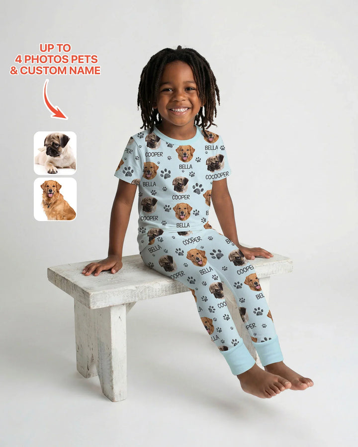 Zweiteiliges, kurzärmliges Pyjama-Set mit Marienkäfern