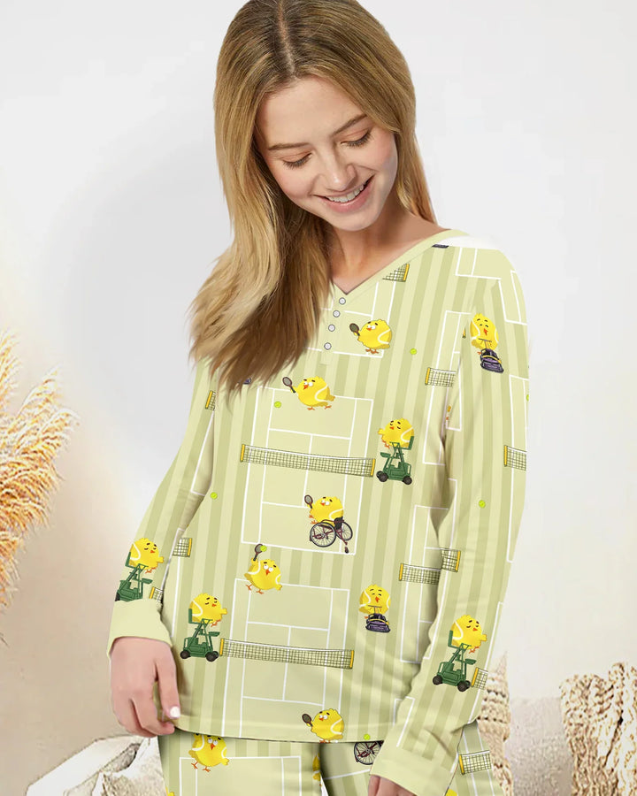 Vorlage Bambus Damen Pyjama Set