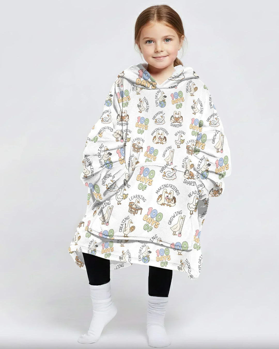 100 Days Of... Tragbarer Bambus-Deckenhoodie