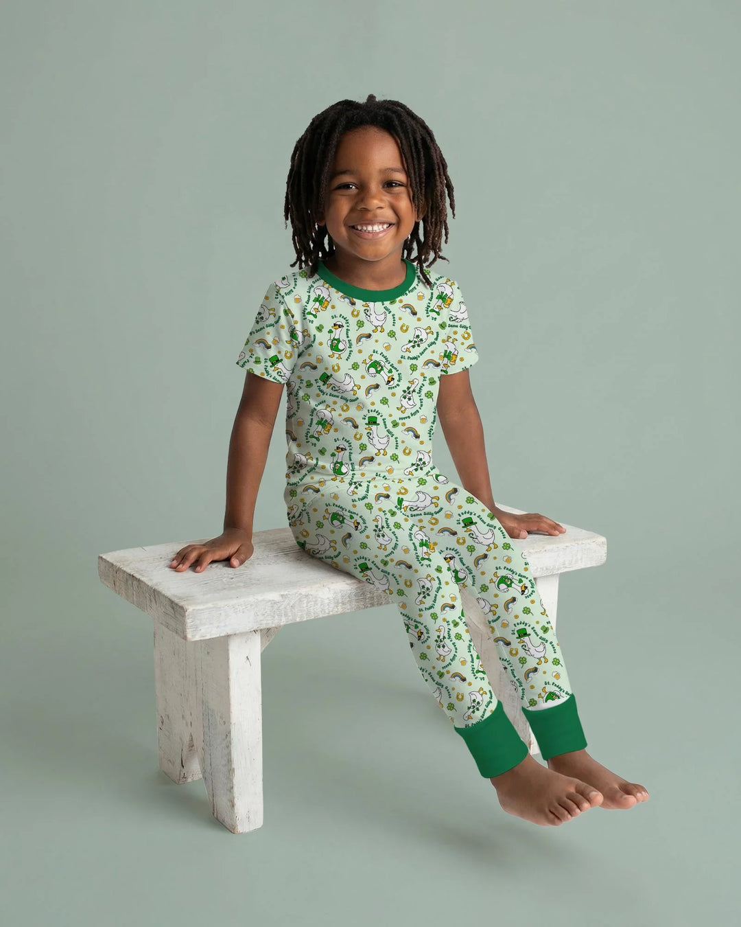Zweiteiliges, kurzärmliges Pyjama-Set mit Marienkäfern