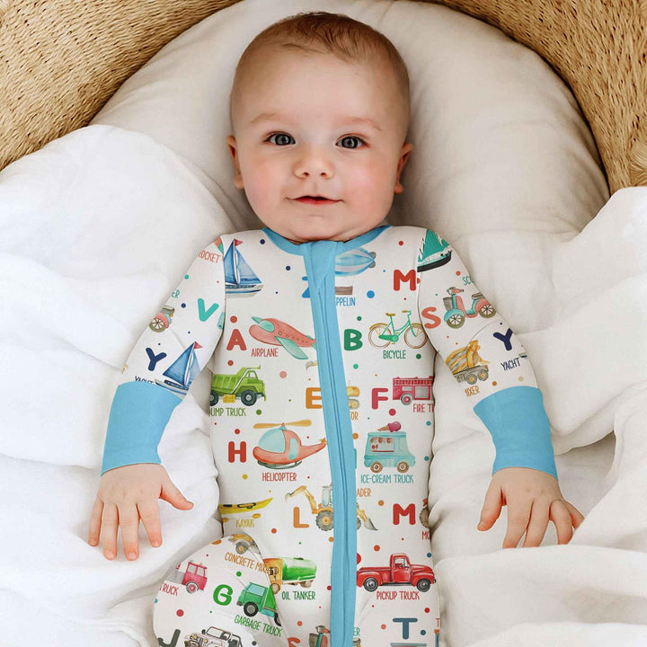 Gerippte Babykleidung mit individuellem Foto - Weich &amp; Skizzenhaft